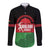 Custom Malawi Cricket Long Sleeve Button Shirt Go Champions Flag Style - Wonder Print Shop