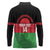 Custom Malawi Cricket Long Sleeve Polo Shirt Go Champions Flag Style - Wonder Print Shop