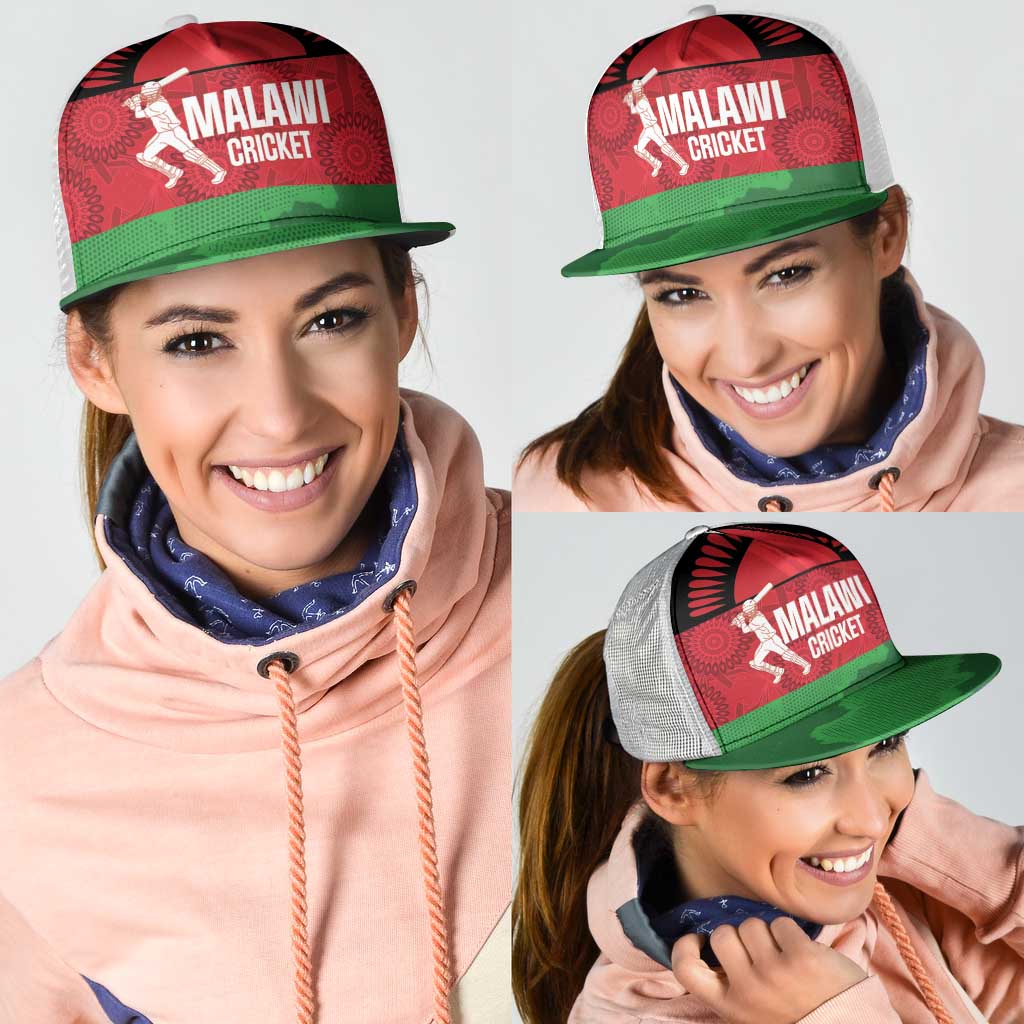 Malawi Cricket Mesh Trucker Cap Go Champions Flag Style - Wonder Print Shop
