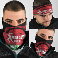 Custom Malawi Cricket Neck Gaiter Go Champions Flag Style - Wonder Print Shop