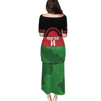 Custom Malawi Cricket Puletasi Go Champions Flag Style - Wonder Print Shop