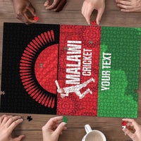 Custom Malawi Cricket Puzzle Go Champions Flag Style - Wonder Print Shop