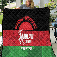 Custom Malawi Cricket Quilt Go Champions Flag Style - Wonder Print Shop