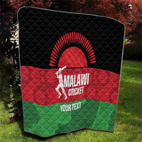 Custom Malawi Cricket Quilt Go Champions Flag Style - Wonder Print Shop