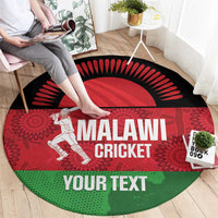 Custom Malawi Cricket Round Carpet Go Champions Flag Style - Wonder Print Shop