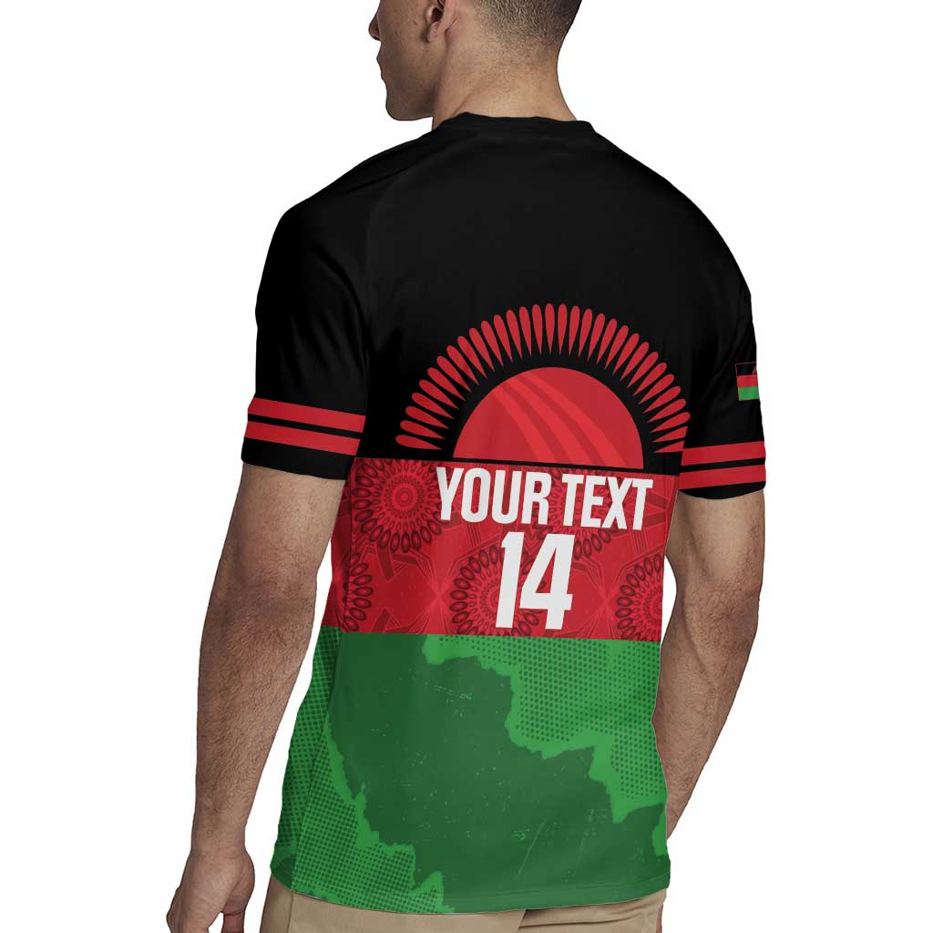 Custom Malawi Cricket Rugby Jersey Go Champions Flag Style - Wonder Print Shop