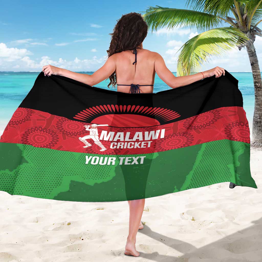 Custom Malawi Cricket Sarong Go Champions Flag Style - Wonder Print Shop