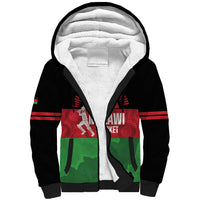 Custom Malawi Cricket Sherpa Hoodie Go Champions Flag Style - Wonder Print Shop