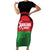 Custom Malawi Cricket Short Sleeve Bodycon Dress Go Champions Flag Style - Wonder Print Shop