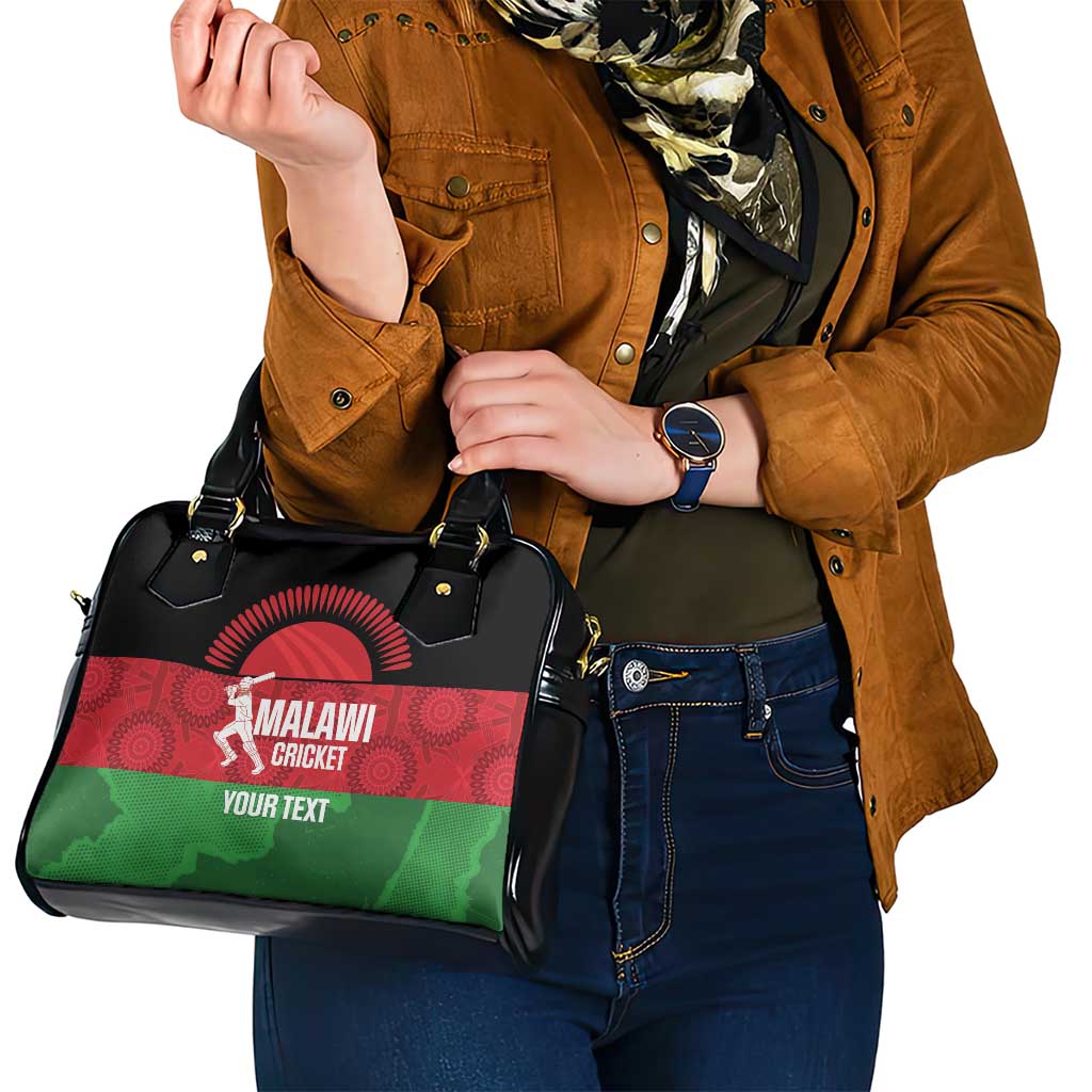 Custom Malawi Cricket Shoulder Handbag Go Champions Flag Style - Wonder Print Shop