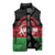 Custom Malawi Cricket Sleeveless Puffer Jacket Go Champions Flag Style - Wonder Print Shop