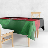 Custom Malawi Cricket Tablecloth Go Champions Flag Style - Wonder Print Shop