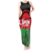 Custom Malawi Cricket Tank Maxi Dress Go Champions Flag Style - Wonder Print Shop