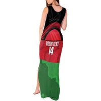 Custom Malawi Cricket Tank Maxi Dress Go Champions Flag Style - Wonder Print Shop