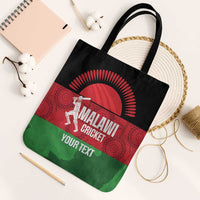 Custom Malawi Cricket Tote Bag Go Champions Flag Style - Wonder Print Shop