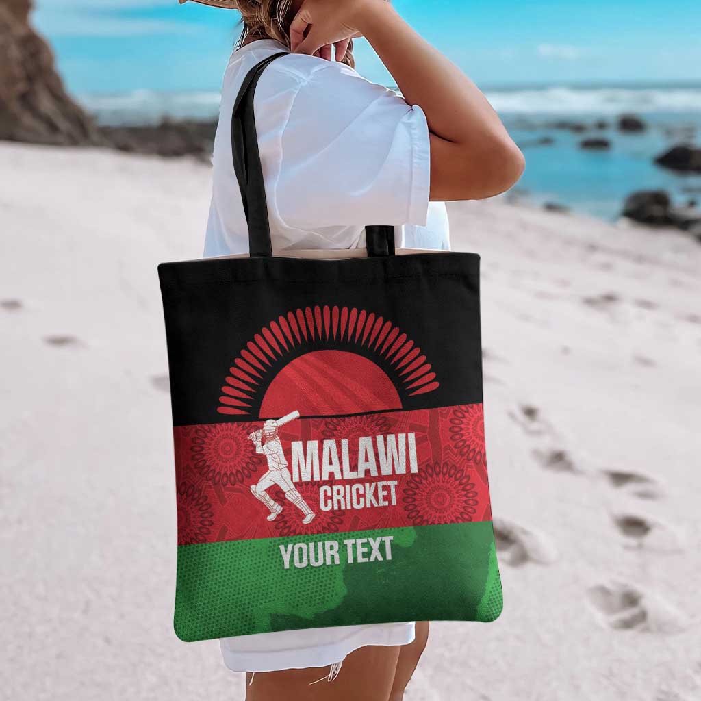 Custom Malawi Cricket Tote Bag Go Champions Flag Style - Wonder Print Shop