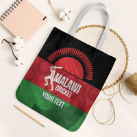 Custom Malawi Cricket Tote Bag Go Champions Flag Style - Wonder Print Shop