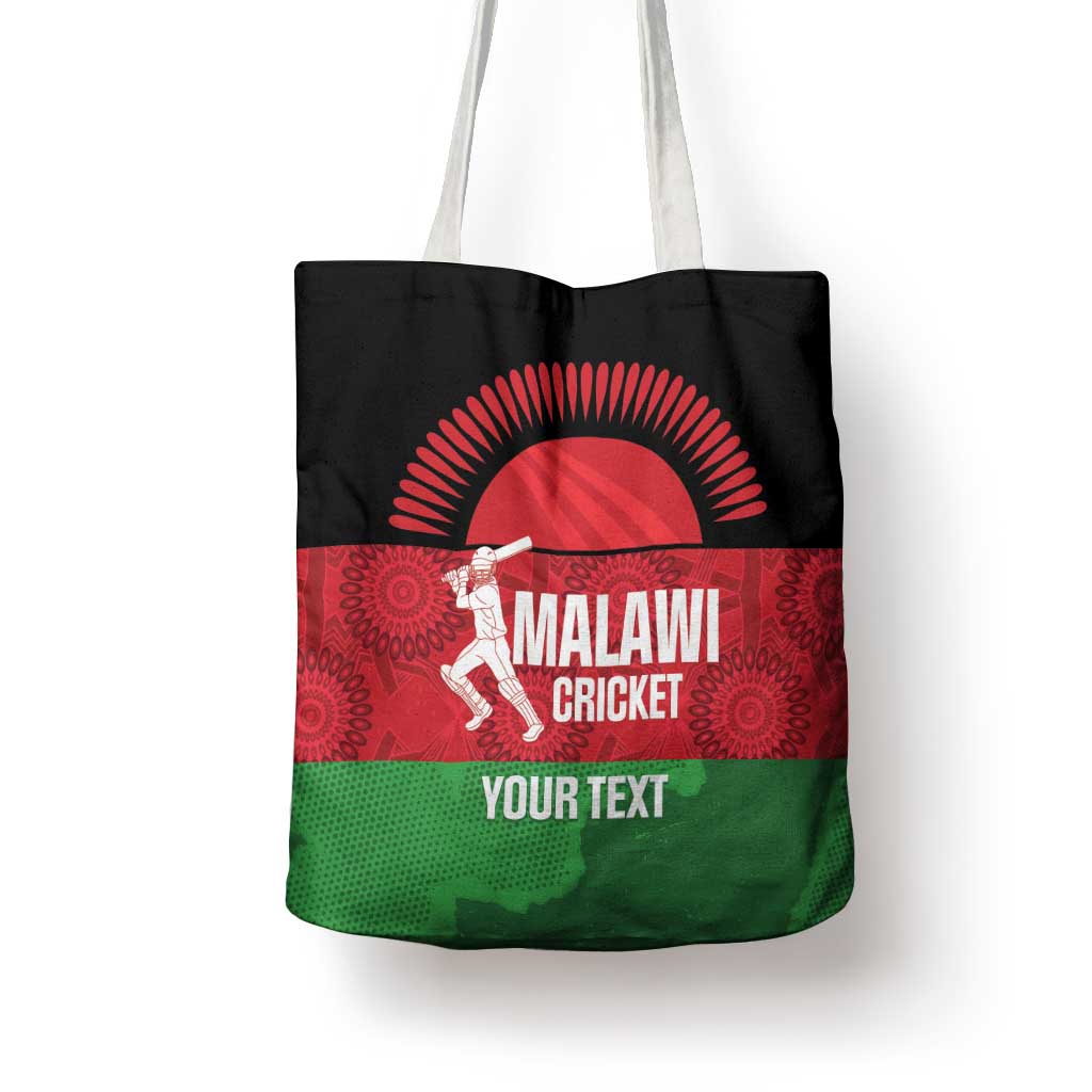 Custom Malawi Cricket Tote Bag Go Champions Flag Style - Wonder Print Shop