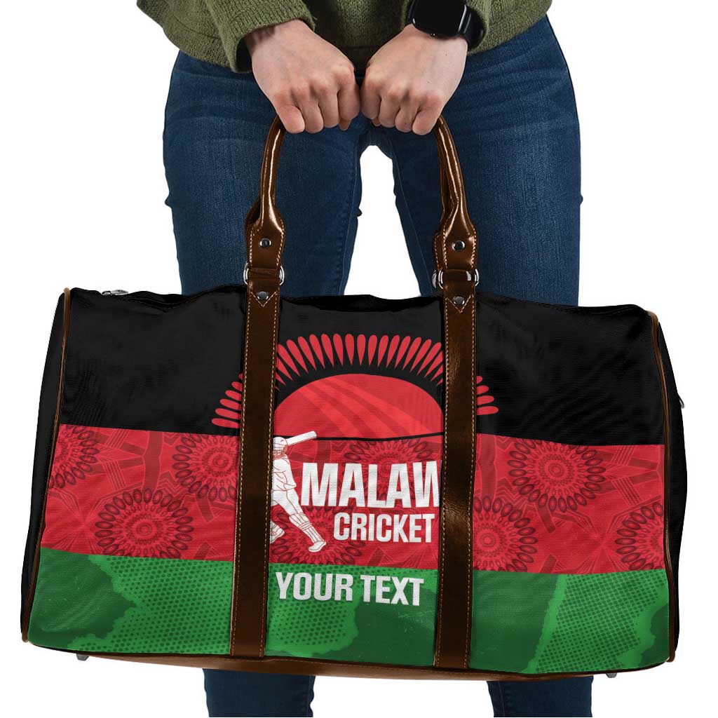 Custom Malawi Cricket Travel Bag Go Champions Flag Style - Wonder Print Shop