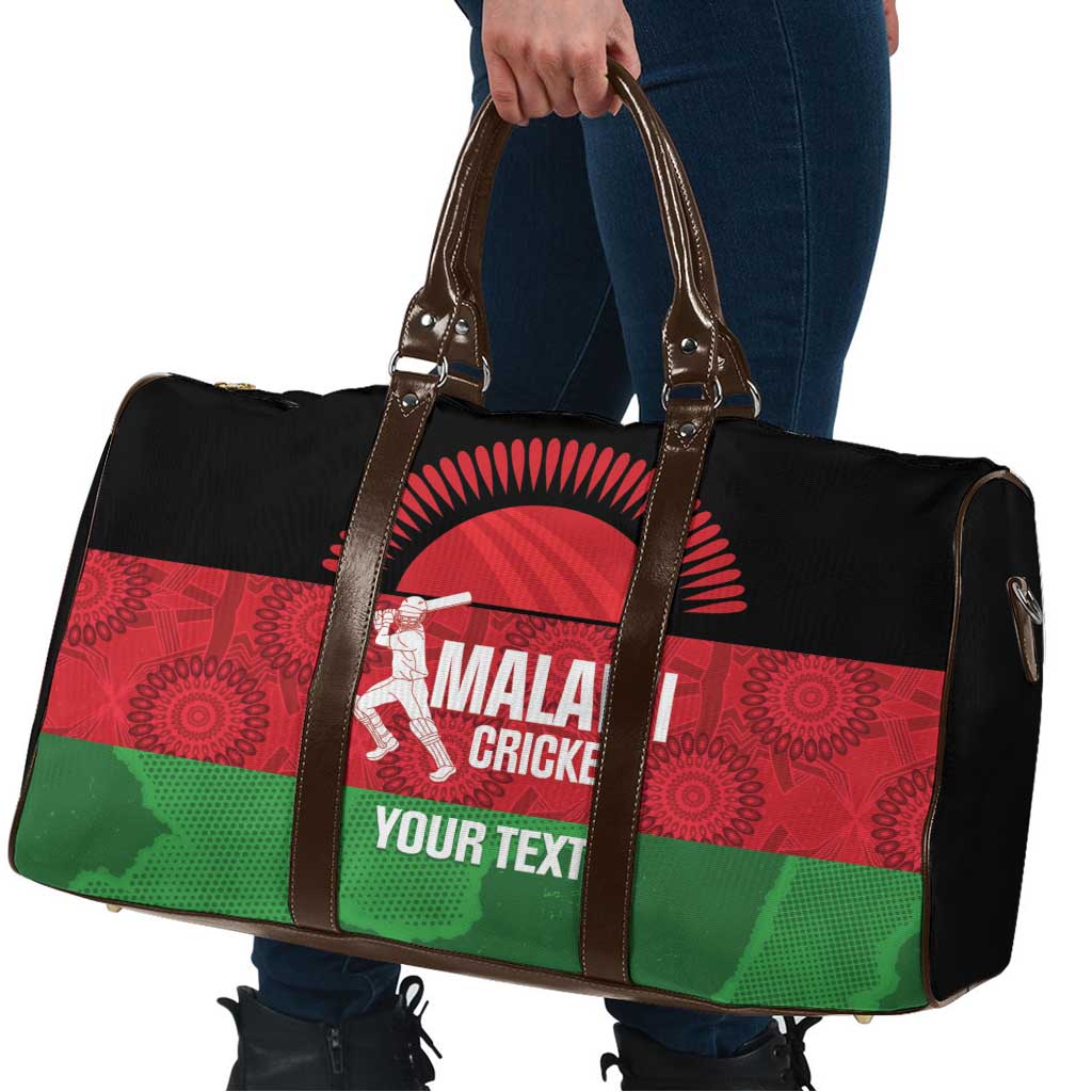 Custom Malawi Cricket Travel Bag Go Champions Flag Style - Wonder Print Shop
