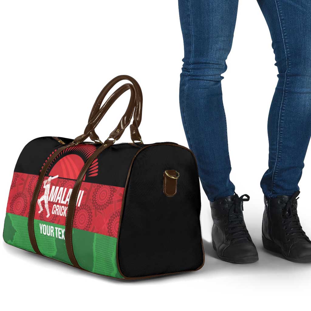 Custom Malawi Cricket Travel Bag Go Champions Flag Style - Wonder Print Shop