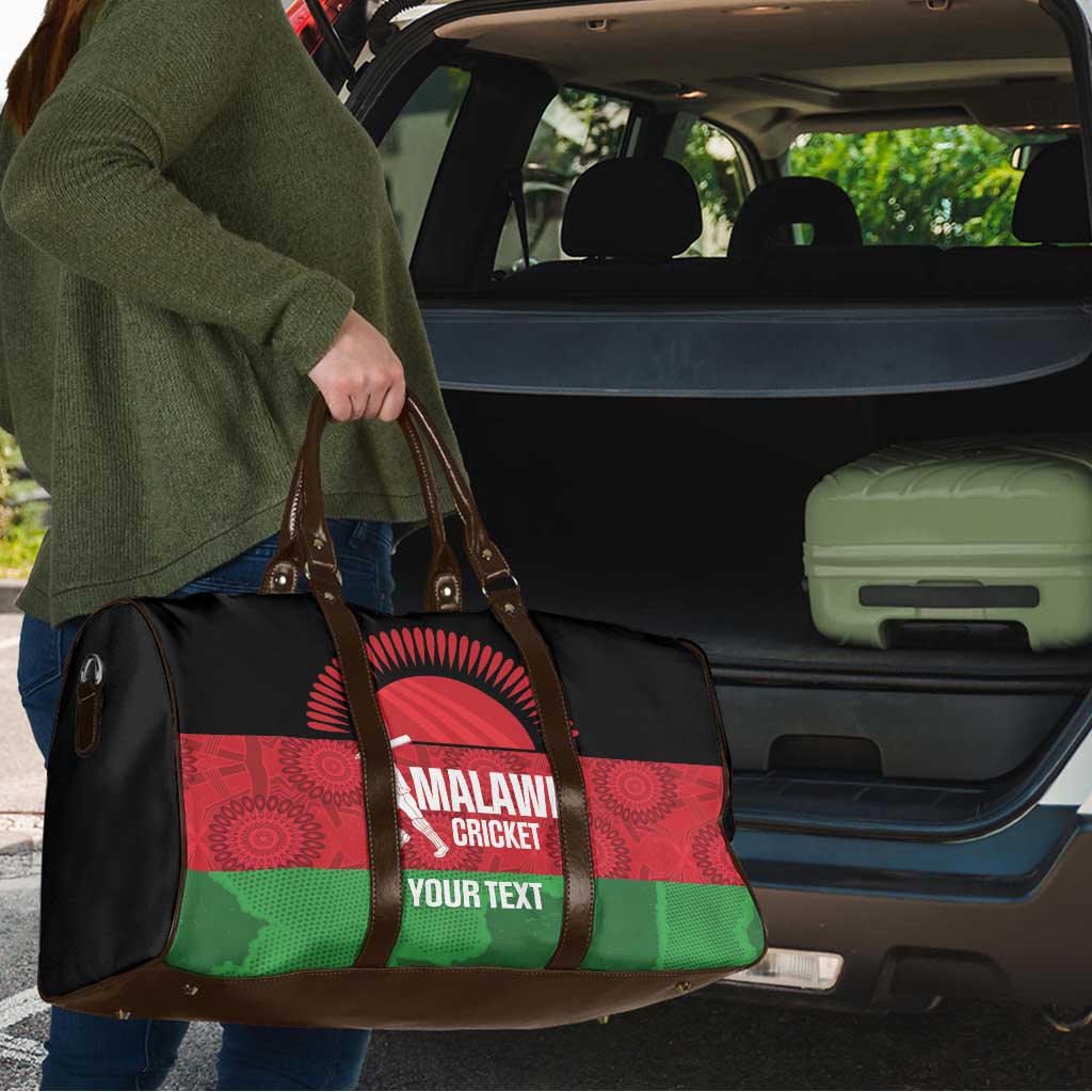 Custom Malawi Cricket Travel Bag Go Champions Flag Style - Wonder Print Shop