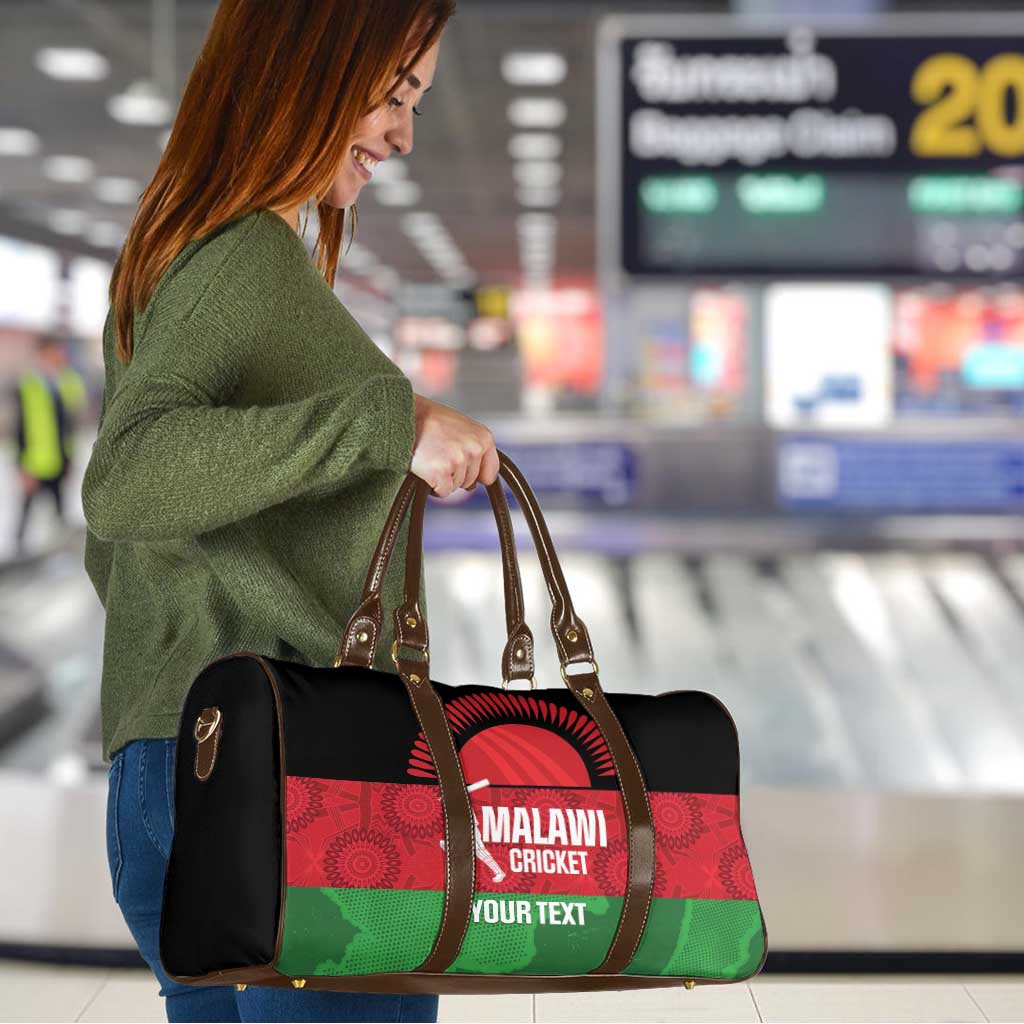 Custom Malawi Cricket Travel Bag Go Champions Flag Style - Wonder Print Shop