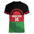 Custom Malawi Cricket Women V-Neck T-Shirt Go Champions Flag Style - Wonder Print Shop