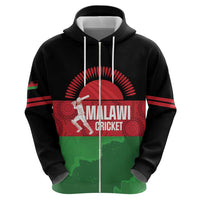 Custom Malawi Cricket Zip Hoodie Go Champions Flag Style - Wonder Print Shop