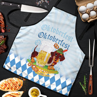 Germany Oktoberfest Apron Dachshund Beer and Bavarian Pretzel