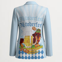 Germany Oktoberfest Blazer Dachshund Beer and Bavarian Pretzel