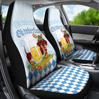 Germany Oktoberfest Car Seat Cover Dachshund Beer and Bavarian Pretzel