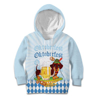 Germany Oktoberfest Kid Hoodie Dachshund Beer and Bavarian Pretzel