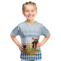 Germany Oktoberfest Kid T Shirt Dachshund Beer and Bavarian Pretzel