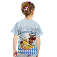 Germany Oktoberfest Kid T Shirt Dachshund Beer and Bavarian Pretzel