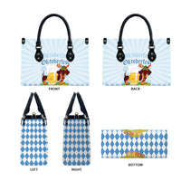 Germany Oktoberfest Leather Bag Dachshund Beer and Bavarian Pretzel