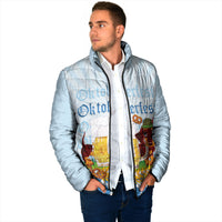 Germany Oktoberfest Padded Jacket Dachshund Beer and Bavarian Pretzel