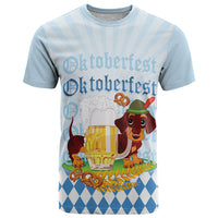Germany Oktoberfest T Shirt Dachshund Beer and Bavarian Pretzel