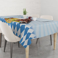 Germany Oktoberfest Tablecloth Dachshund Beer and Bavarian Pretzel