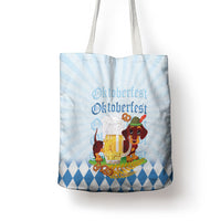 Germany Oktoberfest Tote Bag Dachshund Beer and Bavarian Pretzel