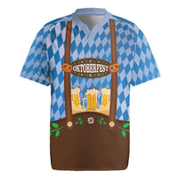Lederhosen Oktoberfest Rugby Jersey Beers Bavarian Diamond Pattern