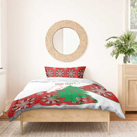 Personalised Lebanon Independence Day Bedding Set Lebanese Map With Cedrus - Wonder Print Shop
