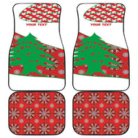 Personalised Lebanon Independence Day Car Mats Lebanese Map With Cedrus - Wonder Print Shop