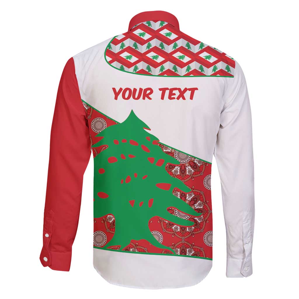 Personalised Lebanon Independence Day Family Matching Puletasi and Hawaiian Shirt Lebanese Map With Cedrus - Wonder Print Shop