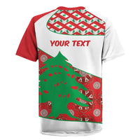 Personalised Lebanon Independence Day Rugby Jersey Lebanese Map With Cedrus - Wonder Print Shop