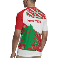 Personalised Lebanon Independence Day Rugby Jersey Lebanese Map With Cedrus - Wonder Print Shop