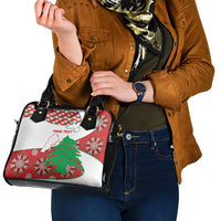 Personalised Lebanon Independence Day Shoulder Handbag Lebanese Map With Cedrus