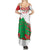 Personalised Lebanon Independence Day Summer Maxi Dress Lebanese Map With Cedrus - Wonder Print Shop