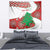 Personalised Lebanon Independence Day Tapestry Lebanese Map With Cedrus - Wonder Print Shop