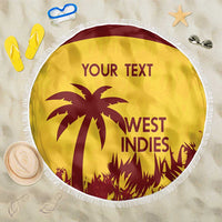 Custom West Indies Cricket Beach Blanket Windies Newest Version - Wonder Print Shop
